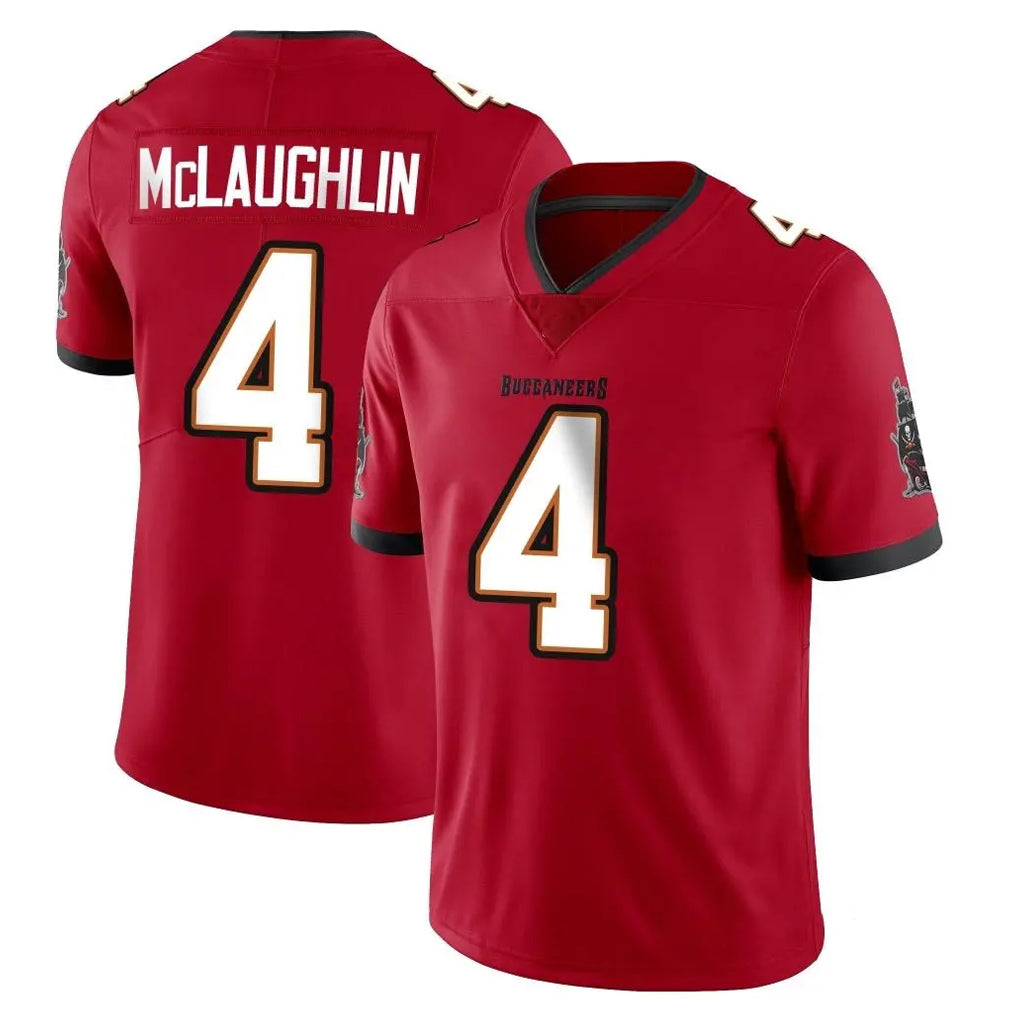 TB.Buccaneers #4 Chase McLaughlin Player Red Limited Vapor Home Game Qdoa Stitched Jerseys