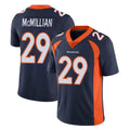 D.Broncos #29 Ja'Quan McMillian Player Navy Vapor Untouchable Limited Game Qdoa Stitched Jerseys