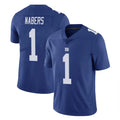 NY.Giants #1 Malik Nabers Player Royal Limited Vapor Untouchable Home Game Qdoa Stitched Jerseys