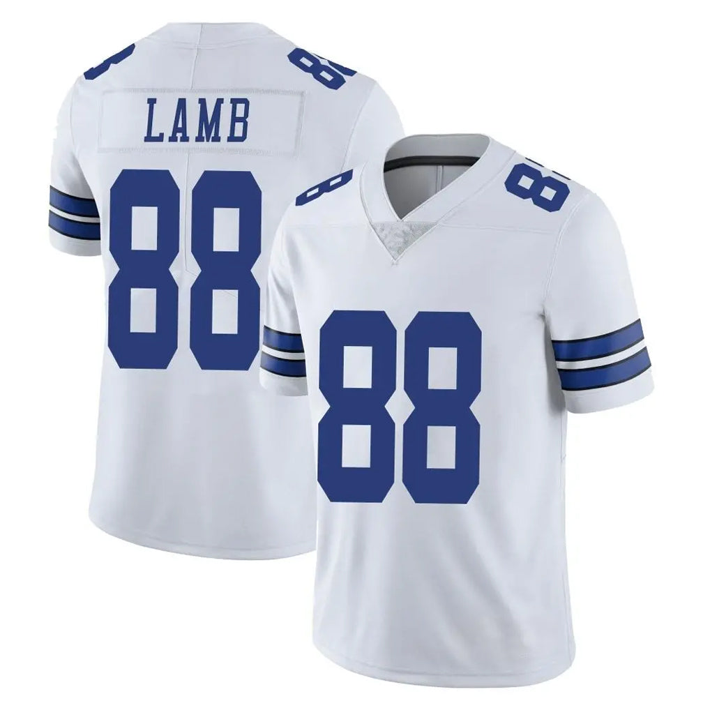 D.Cowboys #88 CeeDee Lamb Player White Vapor Untouchable Limited Home Game Qdoa Stitched Jerseys