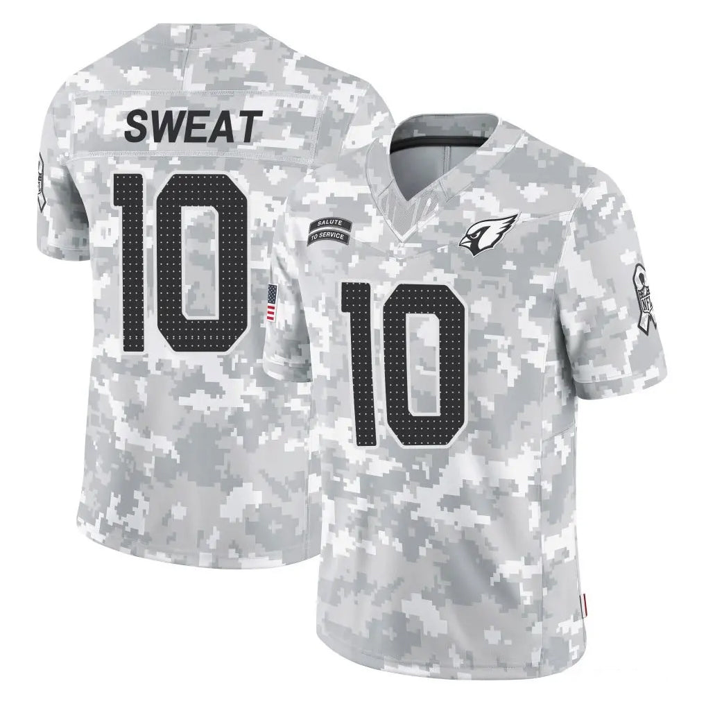 A.Cardinals #10 Josh Sweat Player Arctic Camo Limited Salute To Service Home Game Qdoa Stitched Jerseys