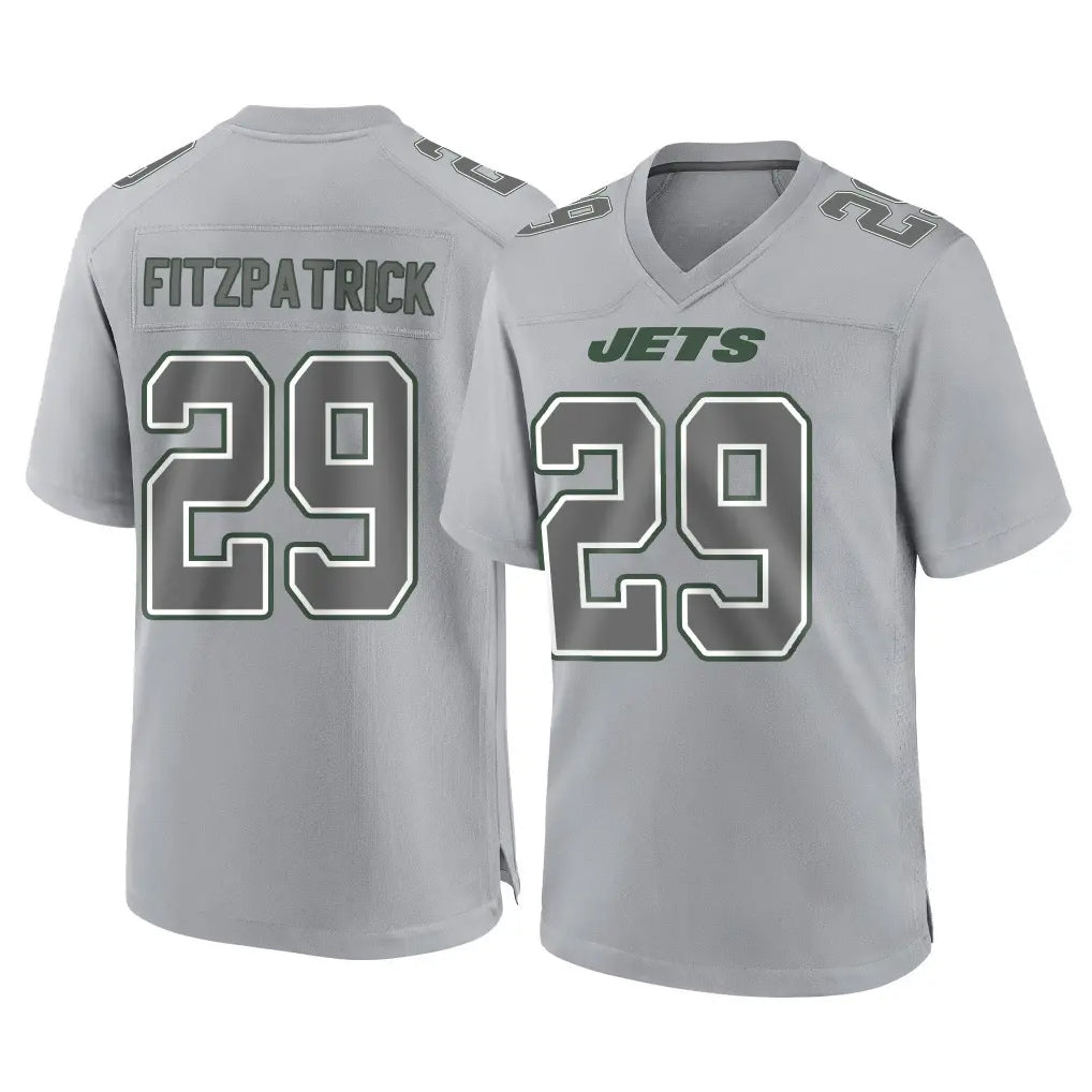 NY.Jets #29 Minkah Fitzpatrick Player Gray Limited Atmosphere Fashion Home Game Qdoa Stitched Jerseys