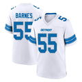 D.Lions #55 Derrick Barnes Player White Alternate Home Game Qdoa Stitched Jerseys