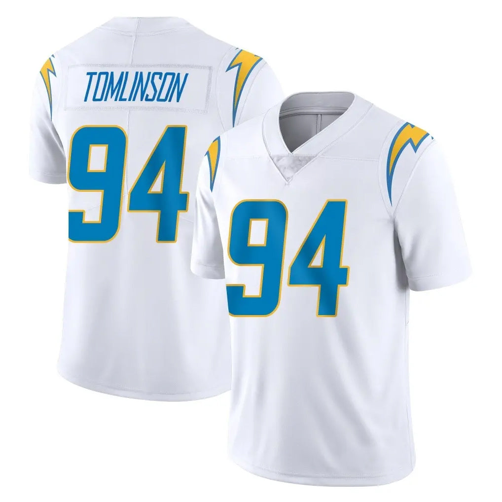 LA.Chargers #94 Dalvin Tomlinson Player White Limited Vapor Untouchable Home Game Qdoa Stitched Jerseys