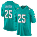 M.Dolphins #25 Tyrel Dodson Player Aqua Team Color Home Game Qdoa Stitched Jerseys