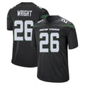NY.Jets #26 Nahshon Wright Player Stealth Black Home Game Qdoa Stitched Jerseys