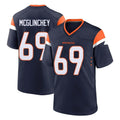 D.Broncos #69 Mike McGlinchey Player Navy Home Game Qdoa Stitched Jerseys
