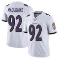 B.Ravens #92 Nnamdi Madubuike Player White Vapor F.U.S.E. Limited Qdoa Stitched Jerseys