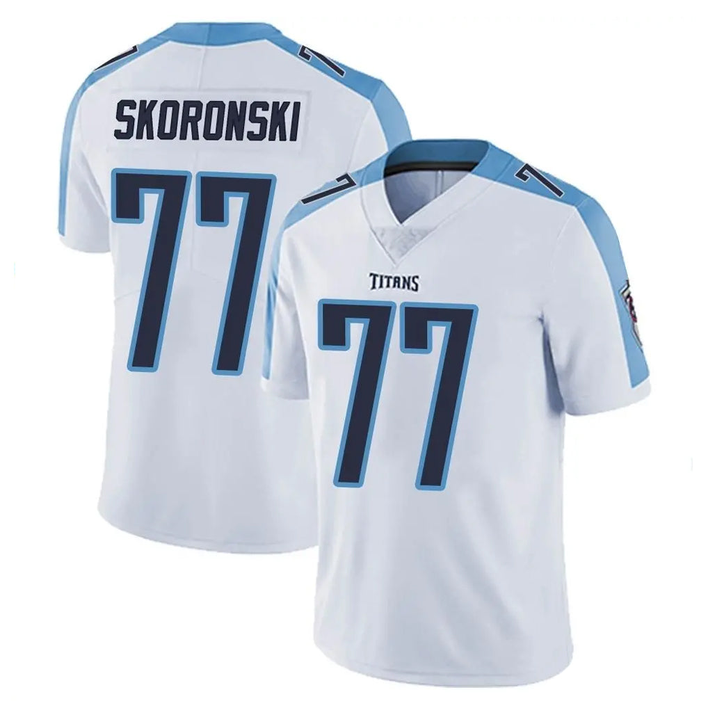 T.Titans #77 Peter Skoronski Player White Limited Vapor Untouchable Home Game Qdoa Stitched Jerseys