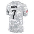 D.Broncos #7 John Elway Player Arctic Camo Salute to Service Limited Qdoa Stitched Jerseys