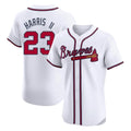 A.Braves #23 Michael Harris II Player White Limited Elite Home Game Qdoa Stitched Jerseys