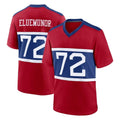 NY.Giants #72 Jermaine Eluemunor Player Red Century Home Game Qdoa Stitched Jerseys