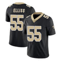 NO.Saints #55 Kaden Elliss Player Black Limited Vapor Untouchable Home Game Qdoa Stitched Jerseys