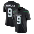 NY.Jets #9 Will McDonald IV Player Stealth Black Limited Vapor Home Game Qdoa Stitched Jerseys