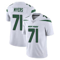 NY.Jets #71 Josh Myers Player White Spotlight Limited Vapor Home Game Qdoa Stitched Jerseys