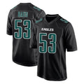 P.Eagles #53 Zack Baun Player Carbon Black Fashion Home Game Qdoa Stitched Jerseys