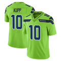 S.Seahawks #10 Cooper Kupp Player Green Limited Color Rush Home Game Qdoa Stitched Jerseys