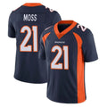 D.Broncos #21 Riley Moss Player Navy Vapor Untouchable Limited Game Qdoa Stitched Jerseys