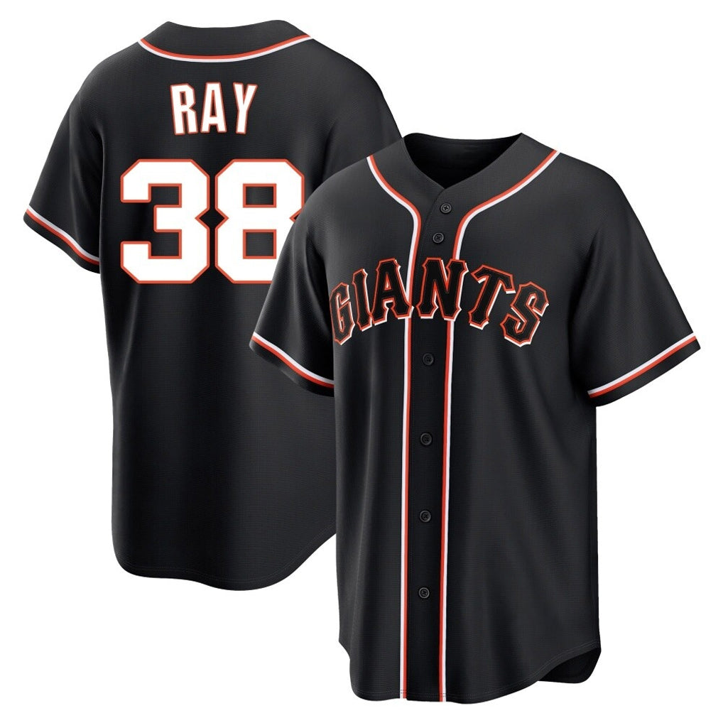 SF.Giants #38 Robbie Ray Player Black Fashion Out Home Limited Qdoa Stitched Jerseys