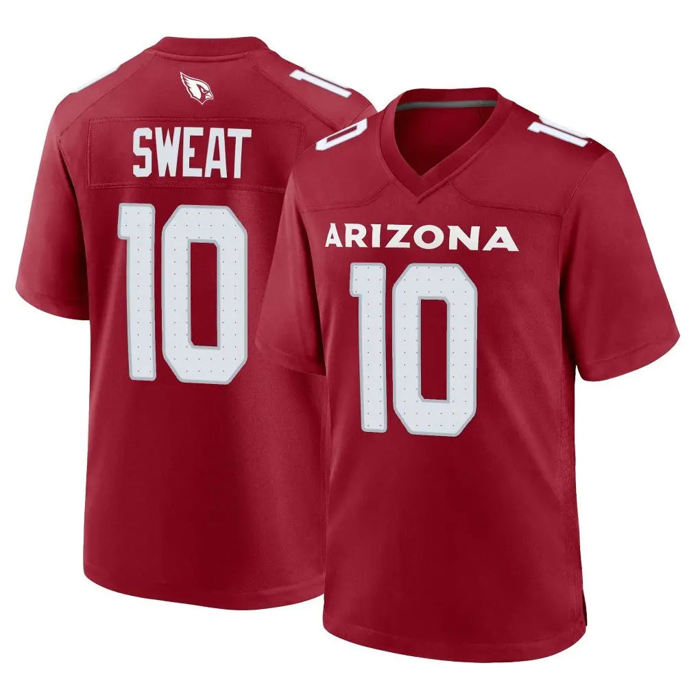 A.Cardinals #10 Josh Sweat Player Cardinal Limited Home Game Qdoa Stitched Jerseys