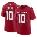 A.Cardinals #10 Josh Sweat Player Cardinal Limited Home Game Qdoa Stitched Jerseys