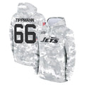 NY.Jets #66 Joe Tippmann Player Arctic Camo Salute to Service Pullover Hoodies Limited Game Qdoa Stitched Jerseys