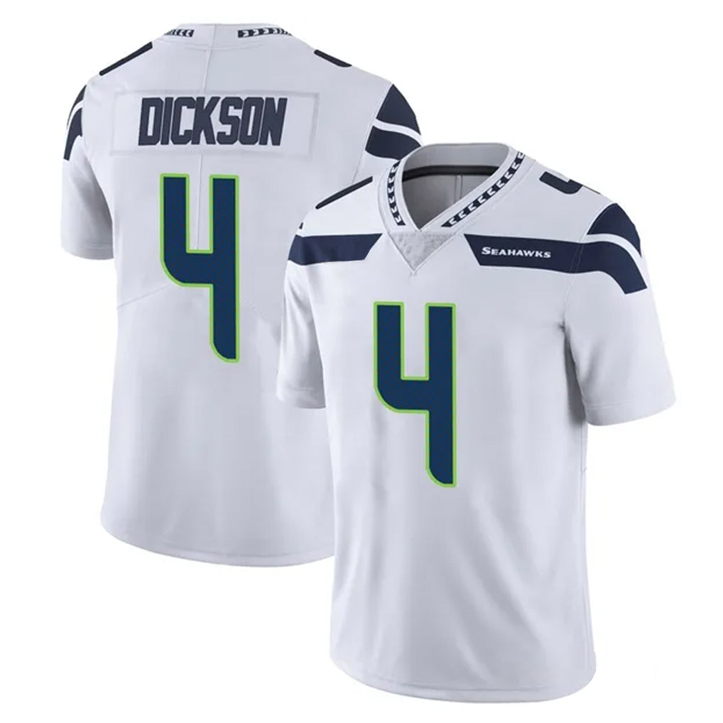 S.Seahawks #4 Michael Dickson Player White Limited Vapor Untouchable Home Game Qdoa Stitched Jerseys