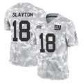 NY.Giants #18 Darius Slayton Player Arctic Camo Salute To Service Limited Game Qdoa Stitched Jerseys