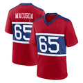 NY.Giants #65 Francis Mauigoa Player Red Century Home Game Qdoa Stitched Jerseys