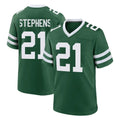NY.Jets #21 Brandon Stephens Player Green Legacy Home Game Qdoa Stitched Jerseys