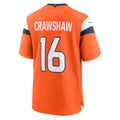 Qdoa D.Broncos #16 Jeremy Crawshaw Orange Team Game Jersey