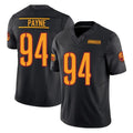 W.Commanders #94 Daron Payne Player Black Limited Vapor F.U.S.E. Home Game Qdoa Stitched Jerseys