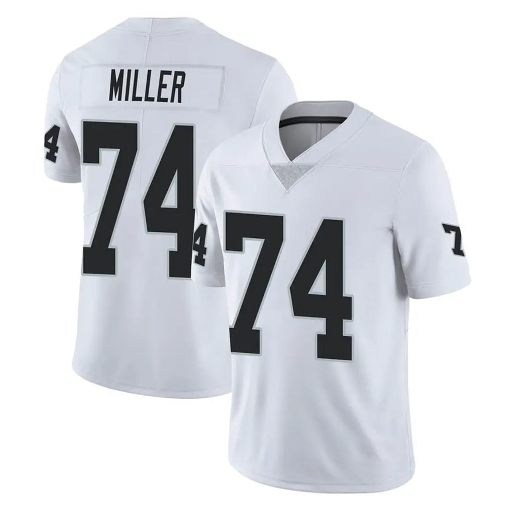 LV.Raiders #74 Kolton Miller Player White Limited Vapor Untouchable Home Game Qdoa Stitched Jerseys