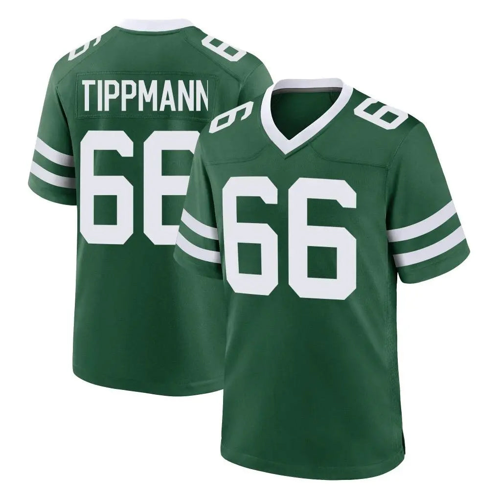 NY.Jets #66 Joe Tippmann Player Green Legacy Home Game Qdoa Stitched Jerseys
