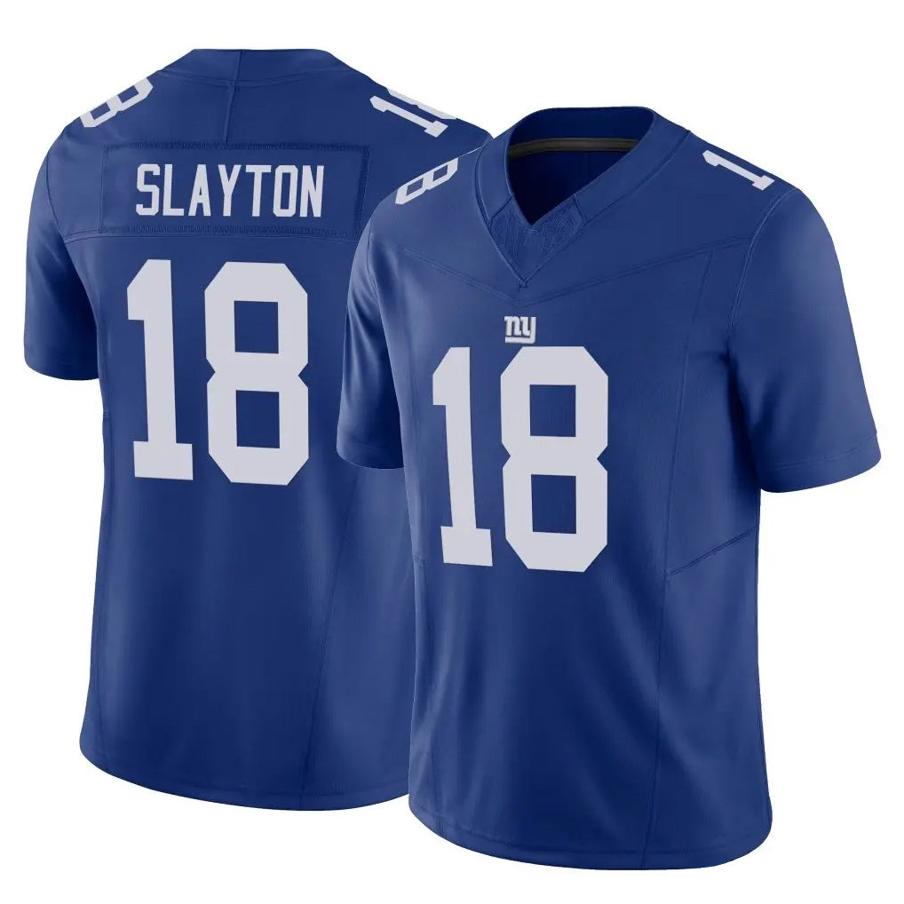 NY.Giants #18 Darius Slayton Player Royal Limited Vapor F.U.S.E. Home Game Qdoa Stitched Jerseys