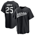 Athletics #25 Brent Rooker Player Black Fashion Home Game Qdoa Stitched Jerseys