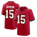 TB.Buccaneers #15 Tez Johnson Player Red Home Game Qdoa Stitched Jerseys