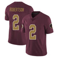 W.Commanders #2 Amik Robertson Player Burgundy Alternate Vapor Untouchable Home Game Qdoa Stitched Jerseys