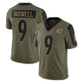 P.Steelers #9 Chris Boswell Player Olive Salute To Service Limited Game Qdoa Stitched Jerseys