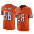 C.Bears #58 Darnell Wright Player Orange Alternate Vapor Limited Home Game Qdoa Stitched Jerseys