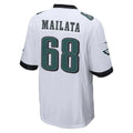 P.Eagles #68 Jordan Mailata Player White Home Game Qdoa Stitched Jerseys