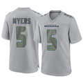 S.Seahawks #5 Jason Myers Player Gray Atmosphere Fashion Home Game Qdoa Stitched Jerseys