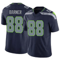 S.Seahawks #88 AJ Barner Player Navy Limited Vapor F.U.S.E. Home Game Qdoa Stitched Jerseys