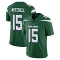 NY.Jets #15 Adonai Mitchell Player Green Limited Vapor Home Game Qdoa Stitched Jerseys