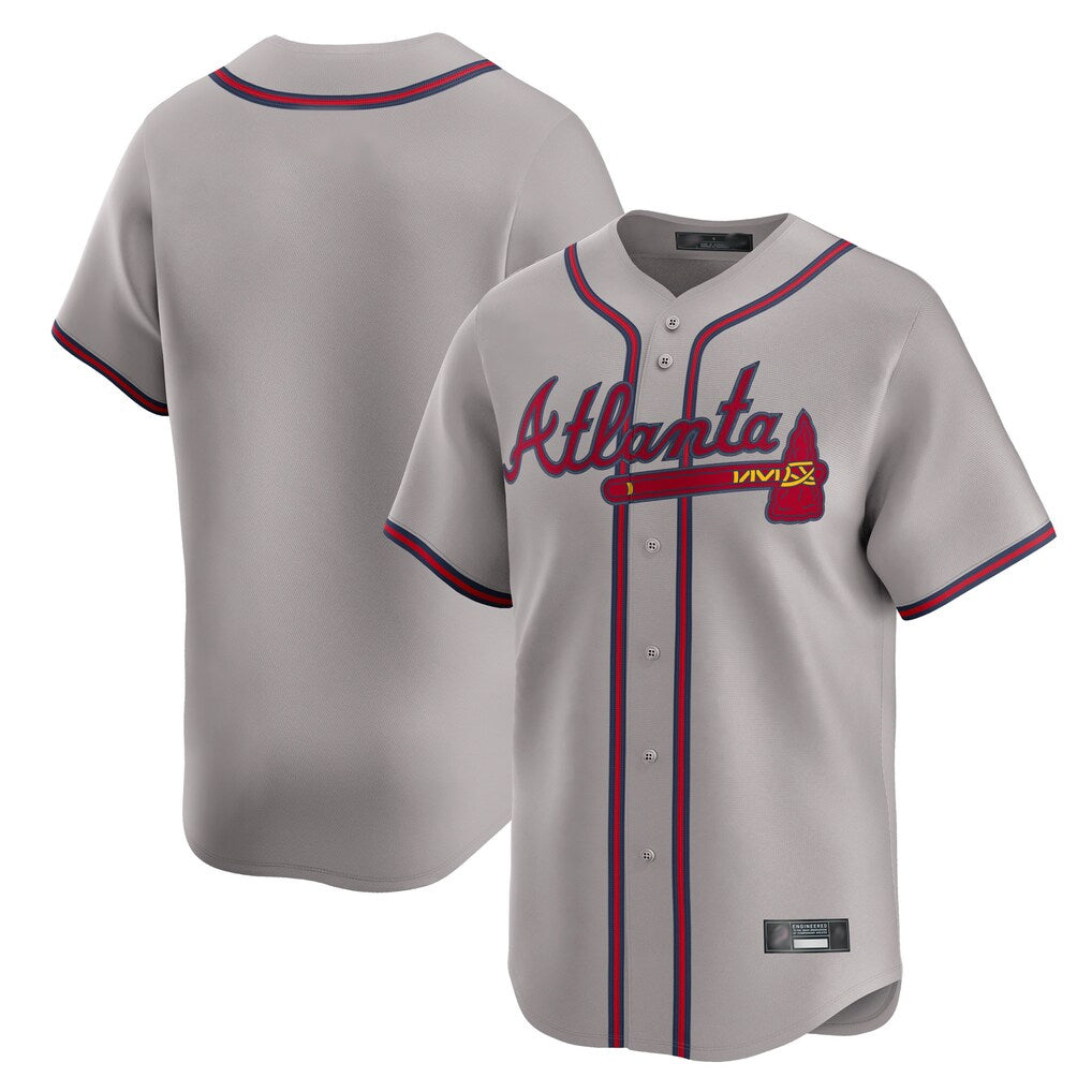A.Braves ## Braves Blank Player Gray Limited Home Game Qdoa Stitched Jerseys