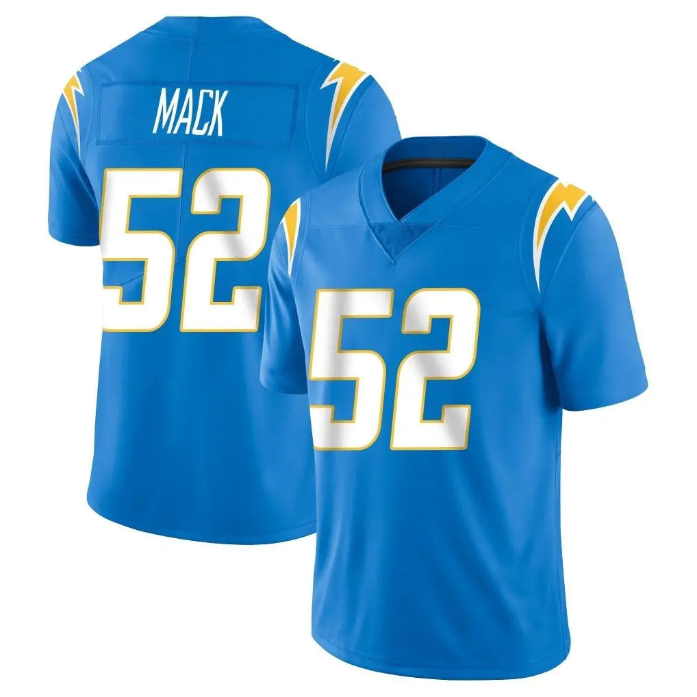 LA.Chargers #52 Khalil Mack Player Blue Limited Vapor Untouchable Home Game Qdoa Stitched Jerseys