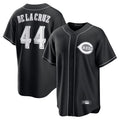 C.Reds #44 Elly De La Cruz Player Black Home Game Qdoa Stitched Jerseys