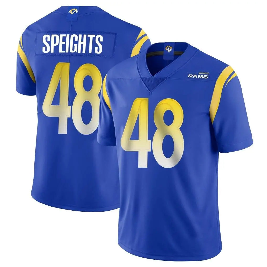 LA.Rams #48 Omar Speights Player Royal Limited Vapor Untouchable Home Game Qdoa Stitched Jerseys