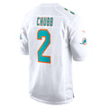 Qdoa M.Dolphins #2 Bradley Chubb White Game Player Jersey