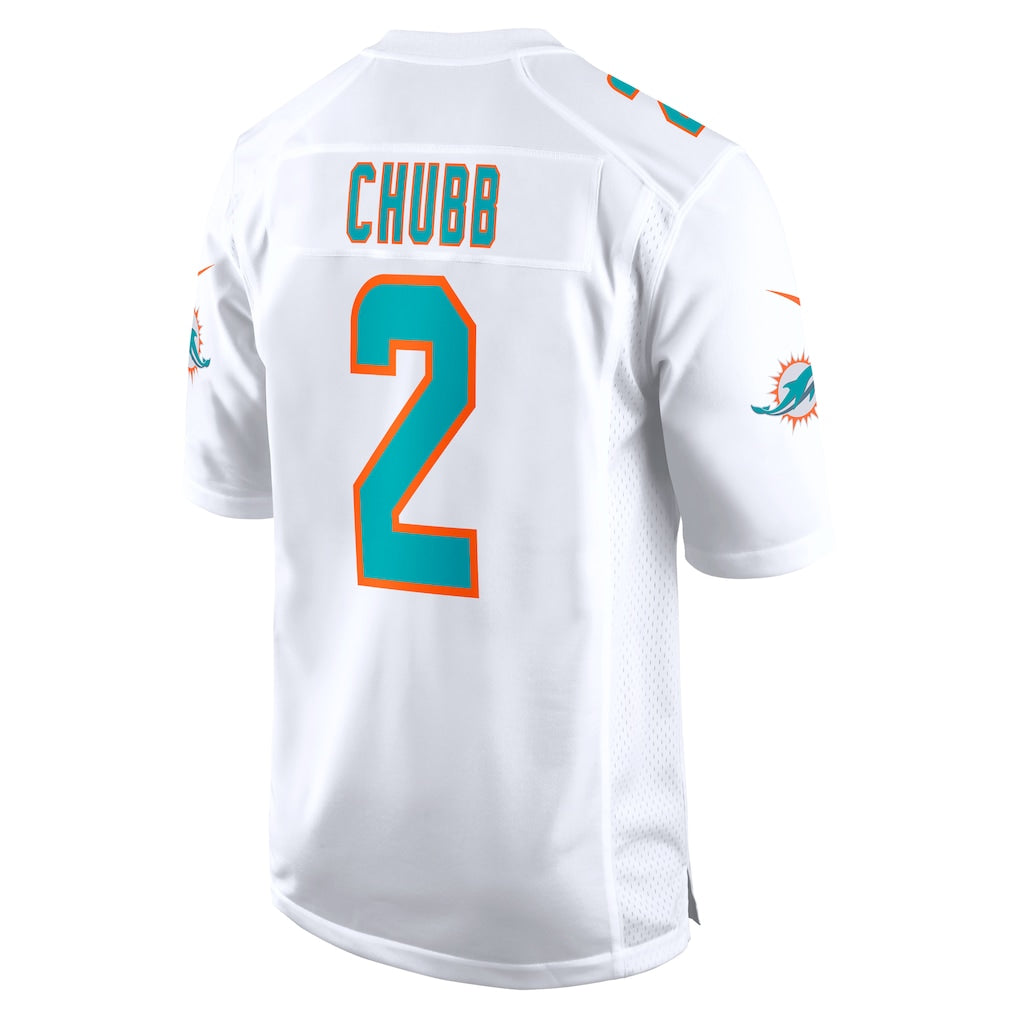 Qdoa M.Dolphins #2 Bradley Chubb White Game Player Jersey
